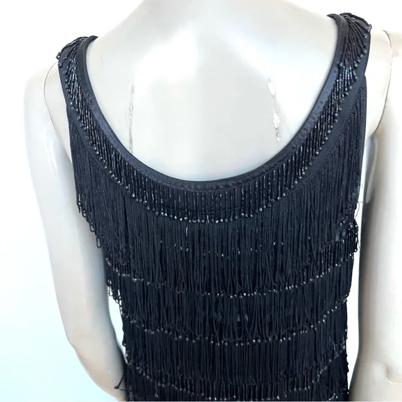 Vintage ROMAN KEFLAY Black Party Dress - Picture 11 of 11